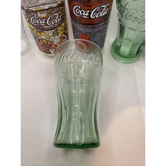 Vintage Coca-Cola - Coke Drink Glasses Cups Lot Of 6 - Nice Variety Lot - Picture 4 of 8